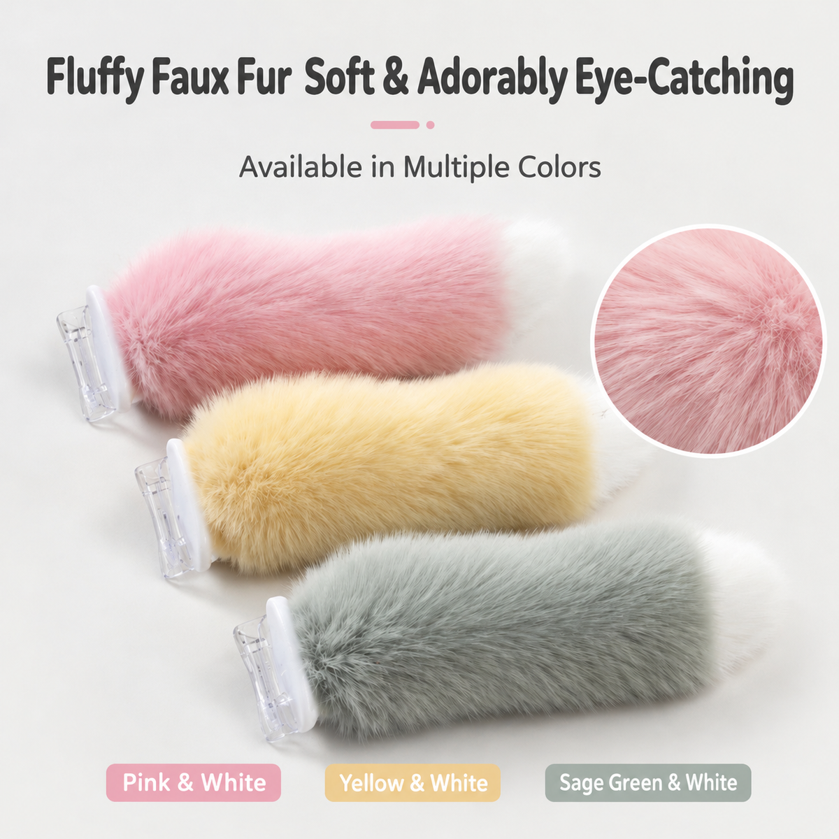 🥳2026 HOT SALE-🐾 Remote Control Moving Car Tail – USB Rechargeable Fluffy Vehicle Decoration