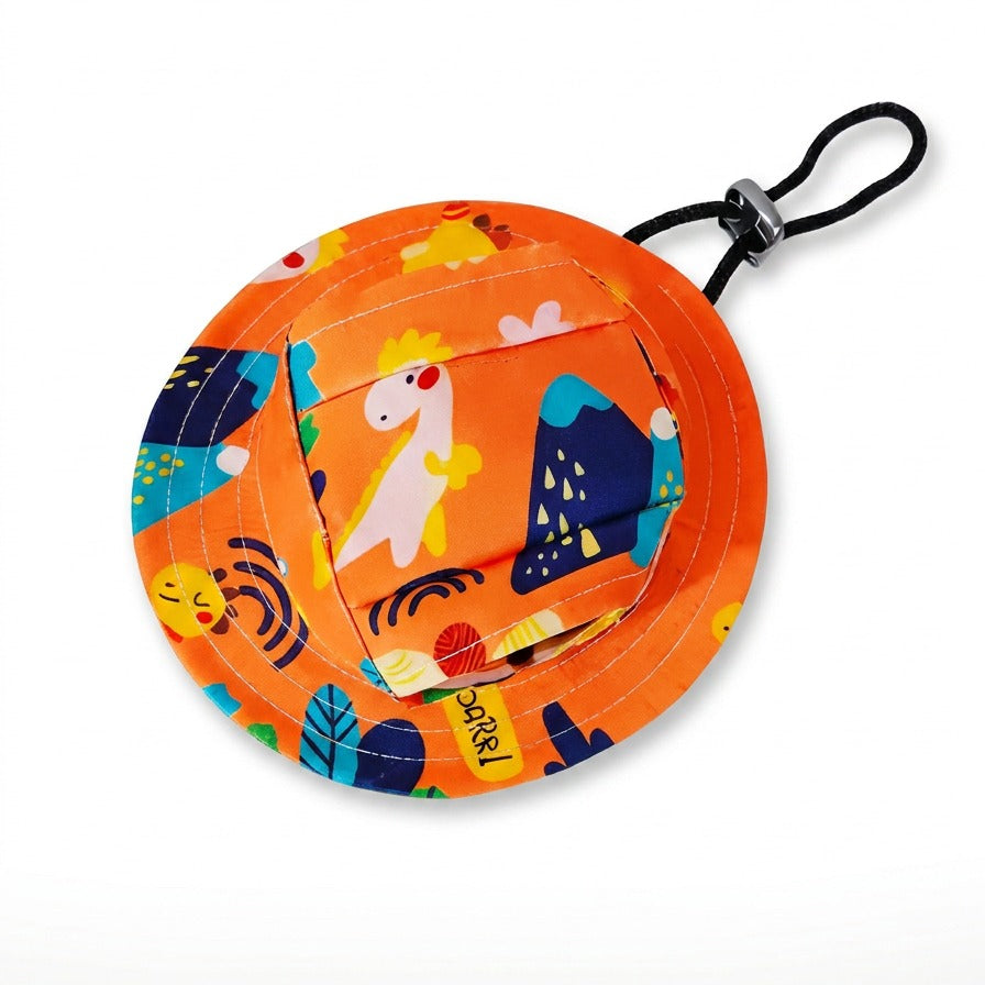 🐾 Adjustable Pet Sun Hat – Wide-Brim Bucket Hat for Dogs & C