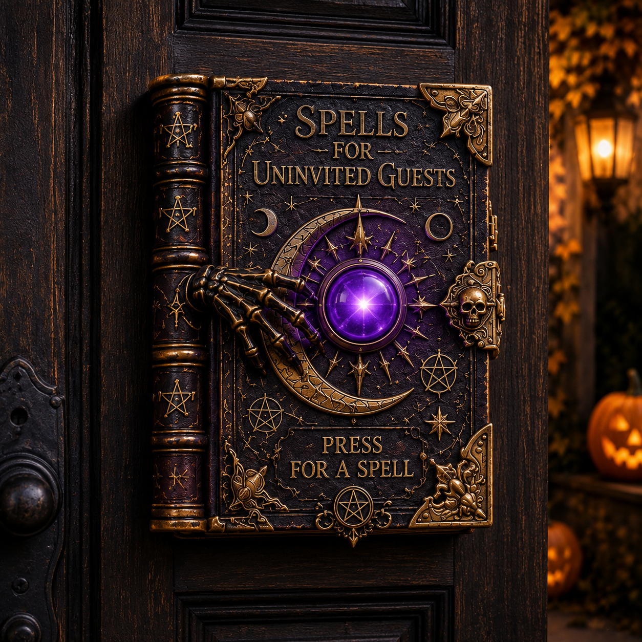 🎃 Halloween Sale 49% OFF – Haunted Interactive Doorbell Collection | Creepy Light-Up Front Door Decor