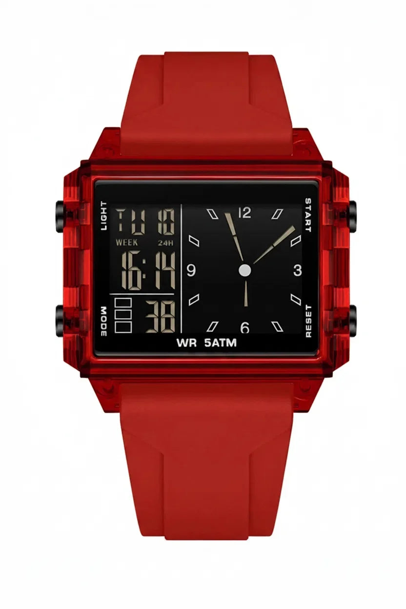 Zavrlygoods™ Analog-Digital Sport Watch – Waterproof, Luminous & Multi-Function