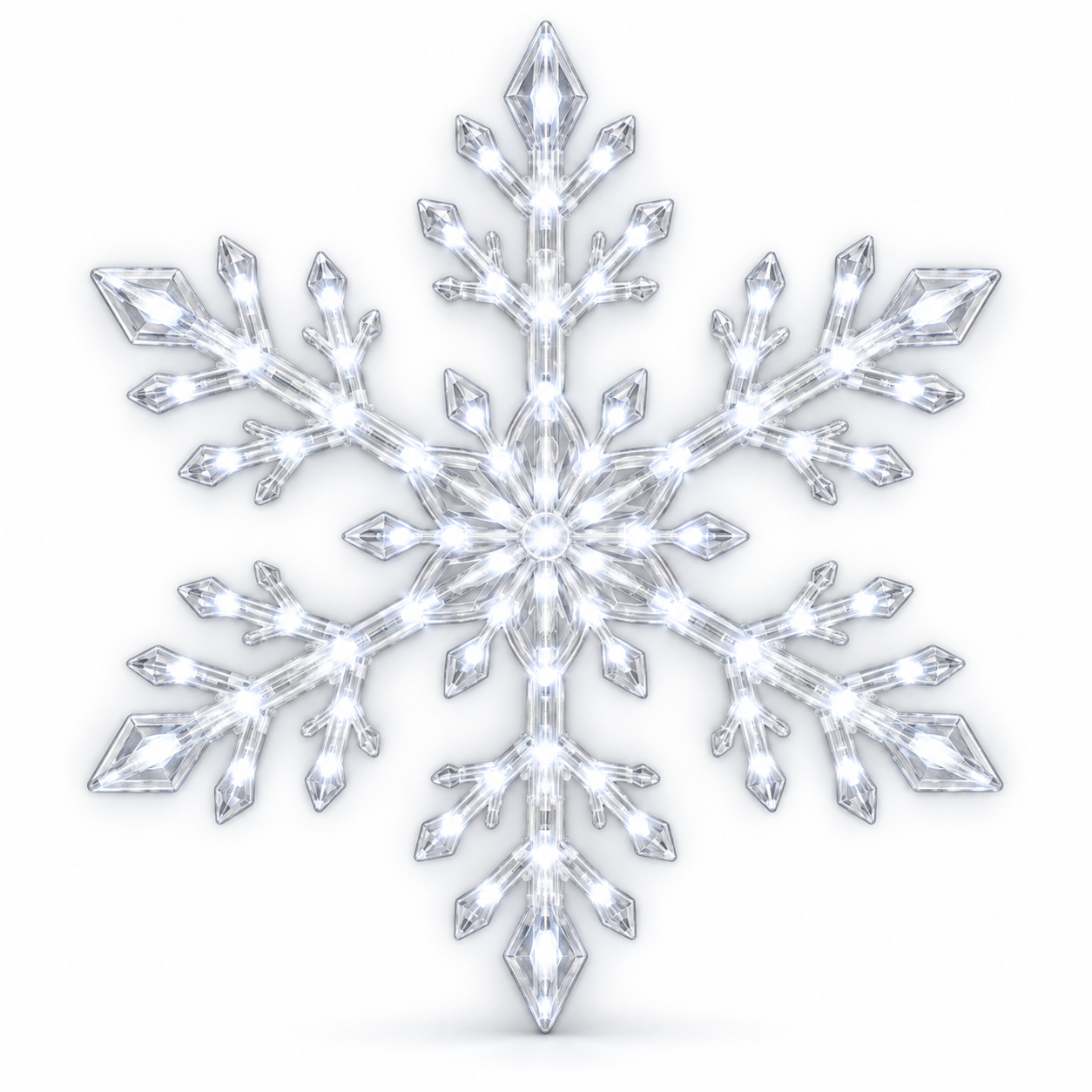 ❄️ 12-Piece LED Snowflake Wall Light Set – Remote-Controlled Christmas Winter Decor