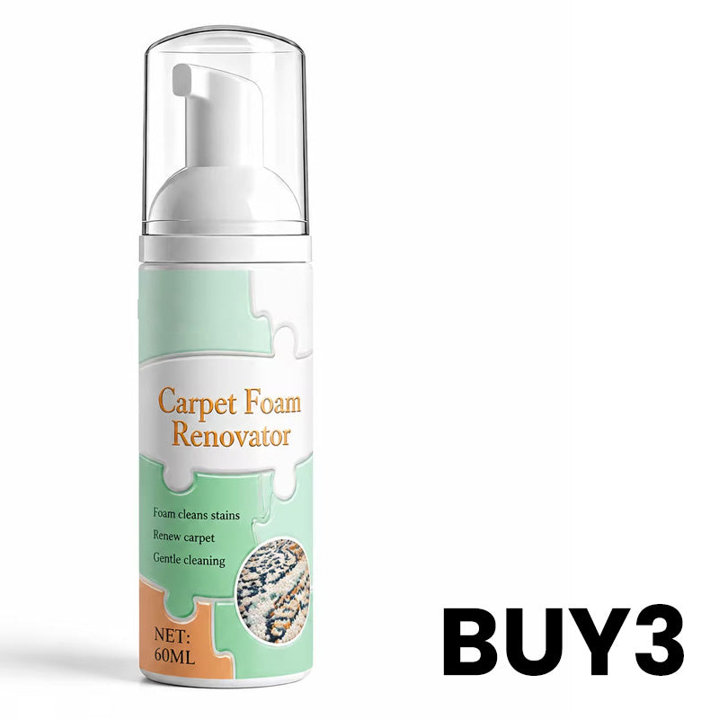 🔥 LAST DAY: Buy 1 Get 1 FREE | Waterless Carpet Foam Stain Remover + Towel