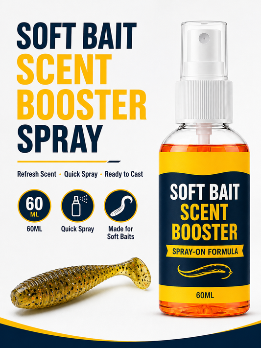 🔥Hot Sale - 50% OFF🔥🎣Soft Bait Scent Booster Spray
