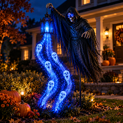 🔥💀Halloween Soul Harvester Animated Garden Light