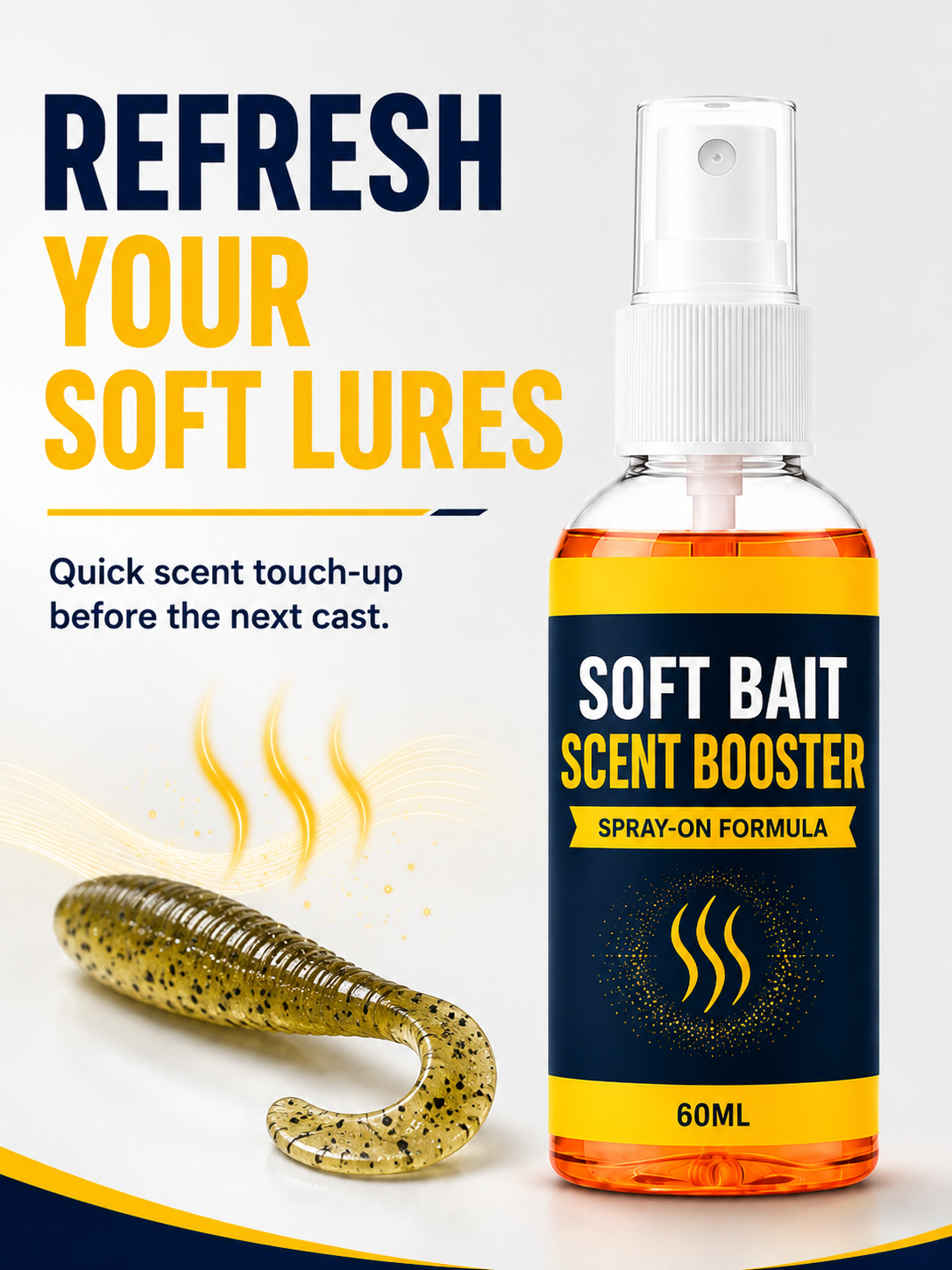 🔥Hot Sale - 50% OFF🔥🎣Soft Bait Scent Booster Spray