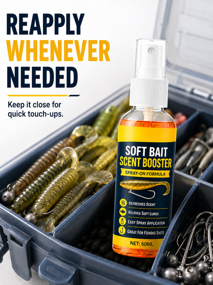🔥Hot Sale - 50% OFF🔥🎣Soft Bait Scent Booster Spray