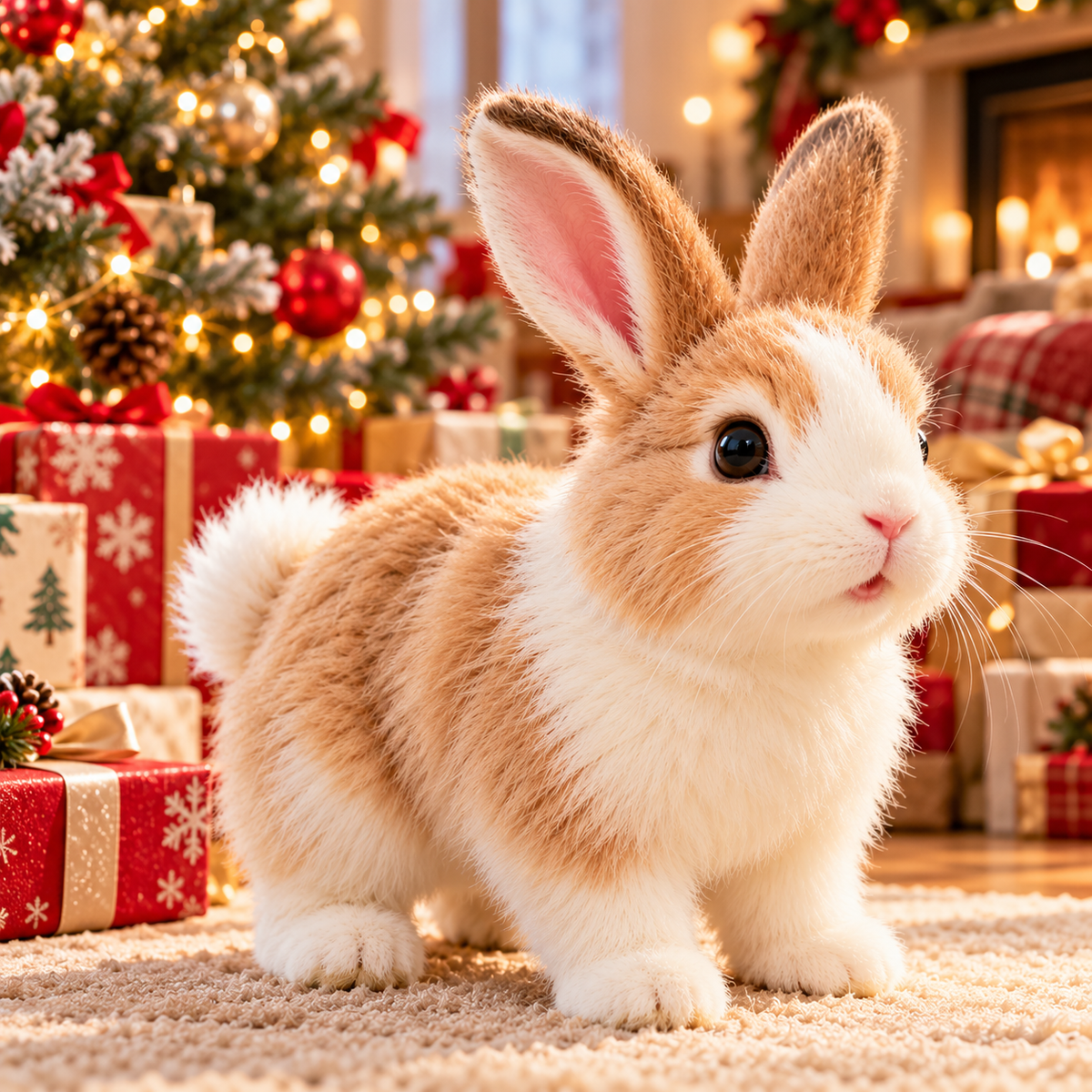 Bunny cotton tail detail