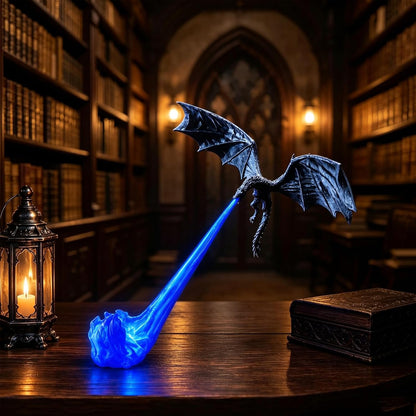 🔥 HOT SALE 🔥🐉Naotstore - Dragon Flame Book Nook