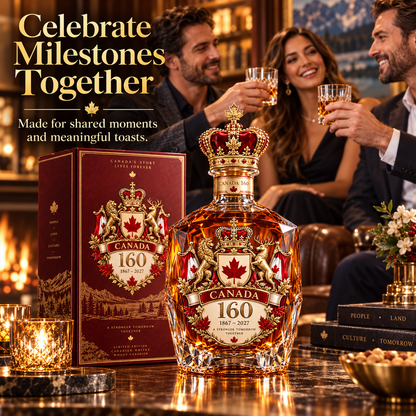 🍁 Canada 160 Heritage Decanter™ – 1867–2027 Commemorative Collector Bottle