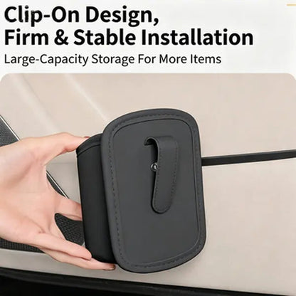 🚗 Clip-On Car Cup Holder & Storage Pocket – No-Drill Multi-Purpose Car Organizer