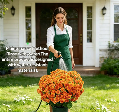 Artificial Sunset Mums – 5-Bundle UV-Resistant Outdoor Fall Flowers for Porch & Planters