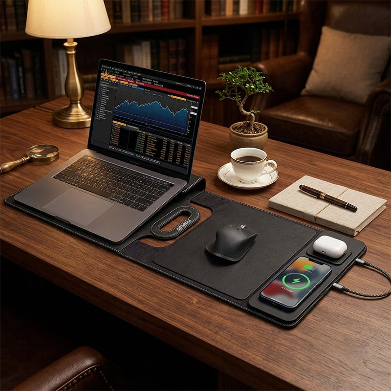 Zavrlygoods™ New Premium Wireless Charging Laptop Bag