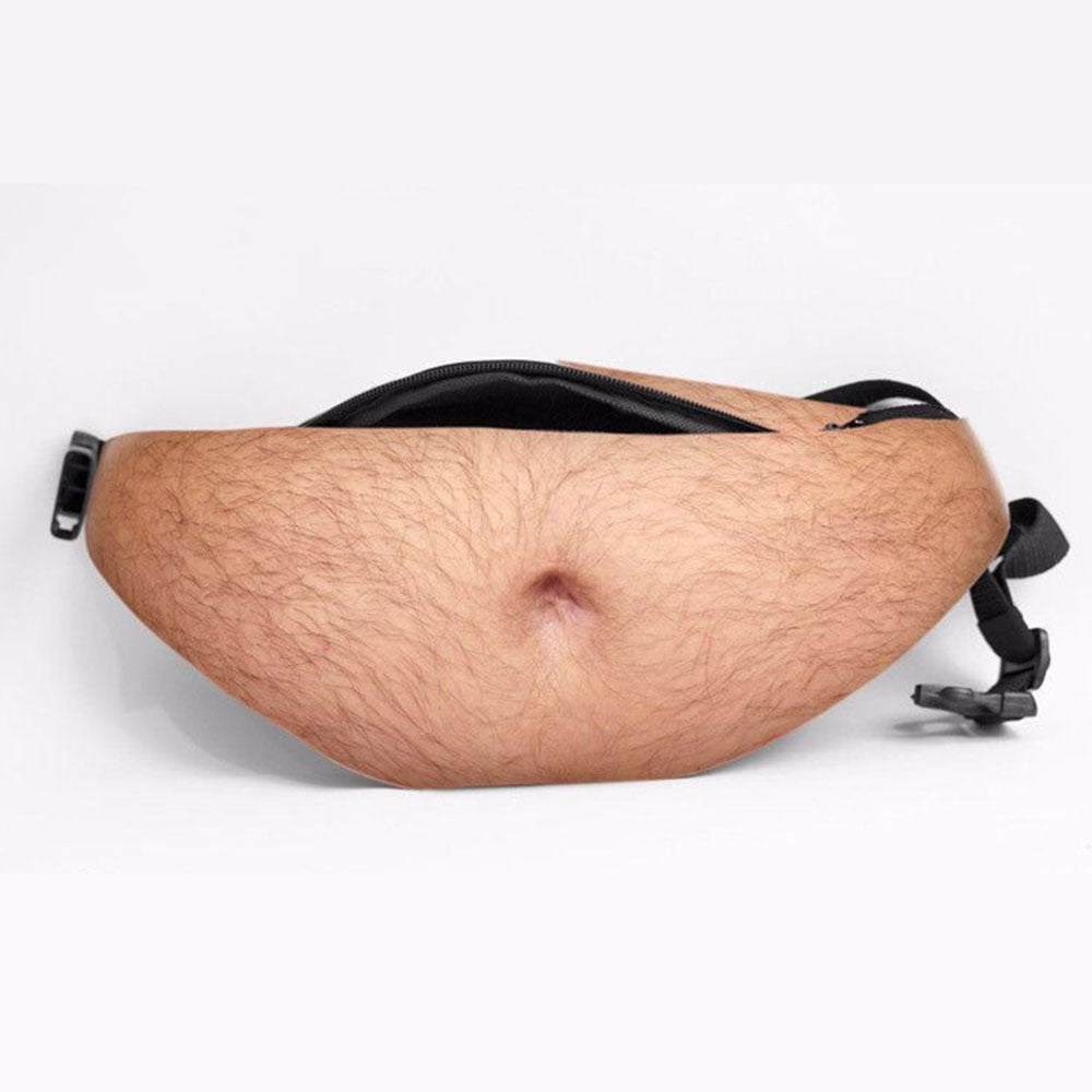 😂Beer Belly Fanny Pack | Realistic Belly Print Waist Bag in 4 Patterns