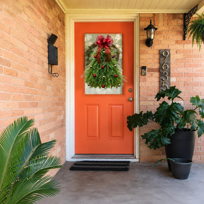 🎄 Christmas Sale – Light-Up Christmas Tree Door Wreath | Festive Front Door Decor