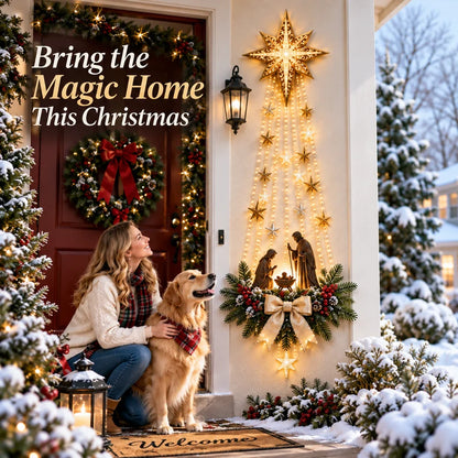 🔥Last Day 50% OFF✝️ Bethlehem Star of Faith™ – Lighted Nativity Wall Decor