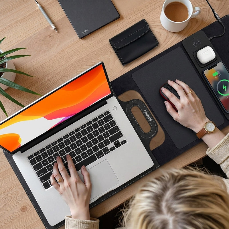 Zavrlygoods™ New Premium Wireless Charging Laptop Bag