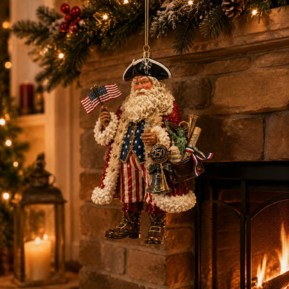 🔥Last day with huge discounts!250th Anniversary Santa Christmas Ornament – A 2026 American Keepsake