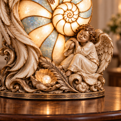 ✨ Enchanted Nautilus Lamp Collection™ — Sculpted Beauty & Mesmerizing Spiral Light