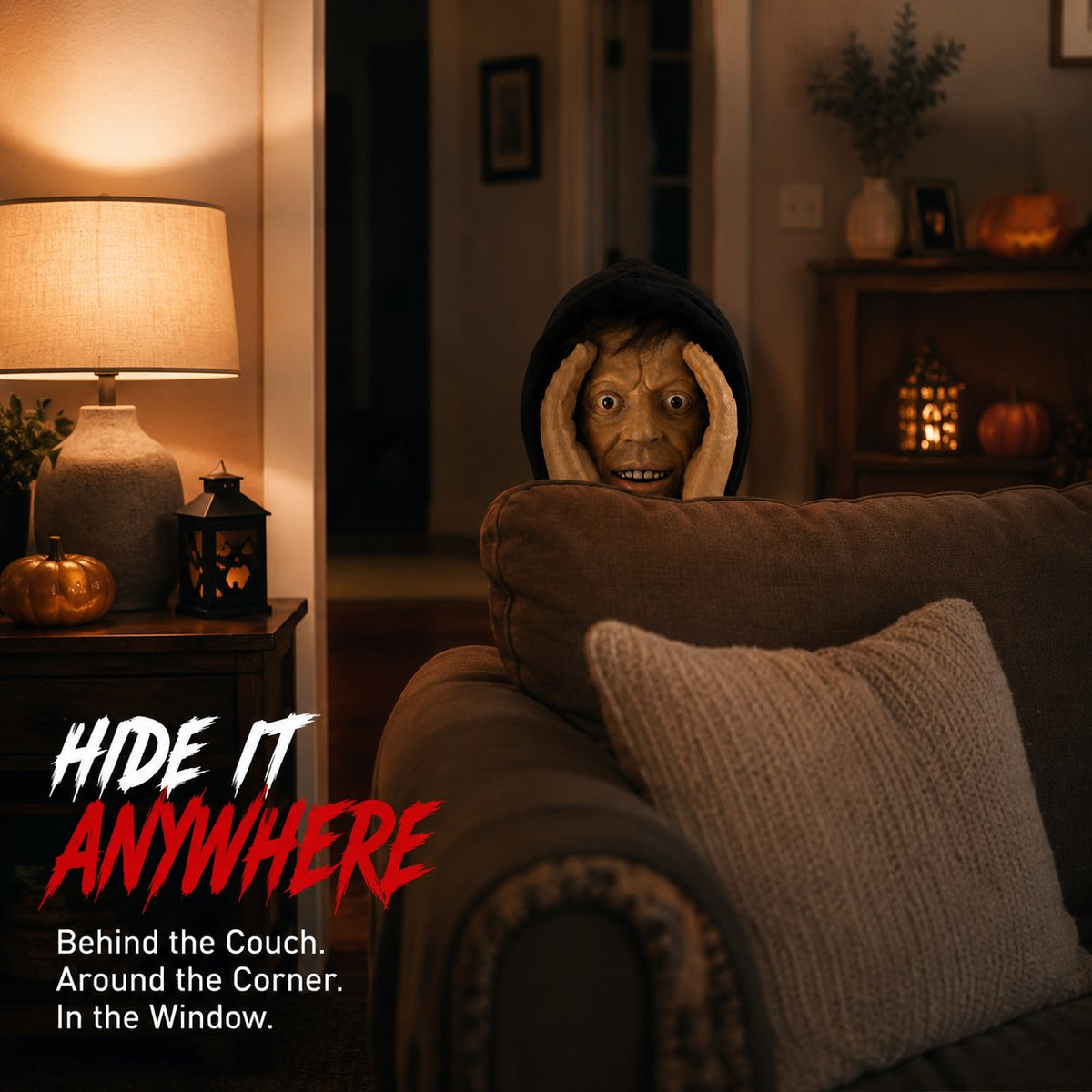 👀 “Stranger” Peeper – Creepy Halloween Window & Doorway Prank Decoration 🎃