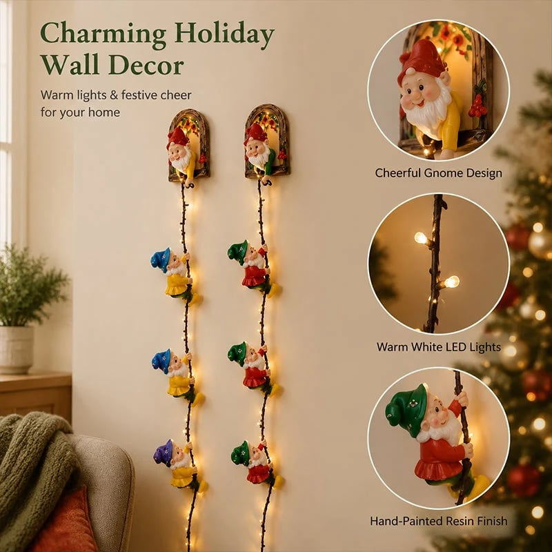 🔥Last Day 49% OFF🎄 Christmas Gnome String Lights