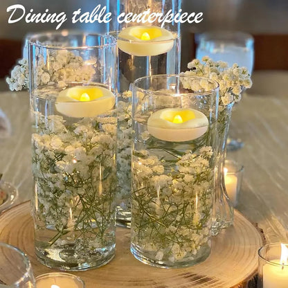 🎉🕯️Water-Activated Flameless Floating LED Candles – Romantic Waterproof Glow for Any Occasion