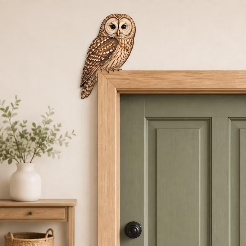 🥳2026 HOT SALE🥳💞50K+ SOLD!Wooden Bird Door Topper🐦