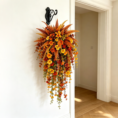 Artificial Fern for Autumn Outdoor Decor– Autumn Porch & Door Decoration