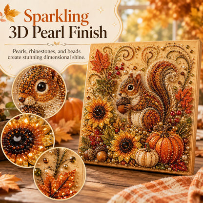 🔥 Last Day 49% OFF 🍂💎 Autumn Pearl Painting Kit – Relaxing DIY Craft to Create Sparkling Fall Artwork 🖌️