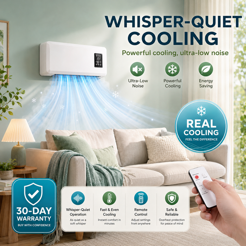 ❄ Limited-Time Deal: Ductless Portable Air Conditioner – No Window Needed