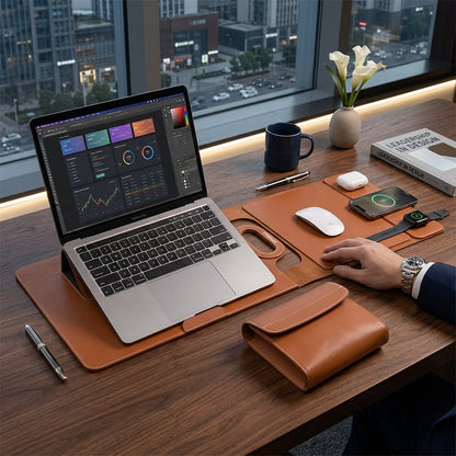 Zavrlygoods™ New Premium Wireless Charging Laptop Bag