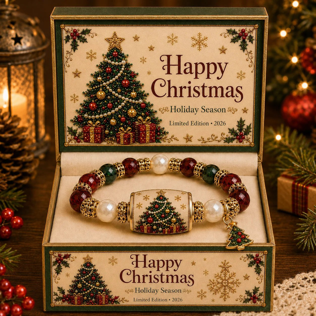 🎄Christmas Magic Collection Pearl Bracelet — Carry the Magic of Christmas Wherever You Go