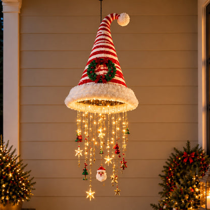 🎄Christmas Hat Hanging Light – Warm LED Glow & Festive Holiday Charm