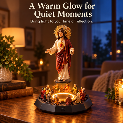 🔥last Day 49% Off🔥- Floating Christ With Led Lighting – A Symbol Of Faith That Enchants