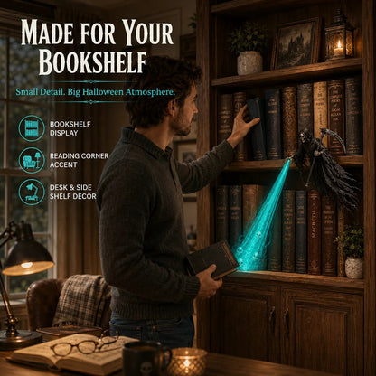 🔥Buy 2 Get 20% OFF🔥💀 The Soul Collector — Haunted Reaper Shelf Light
