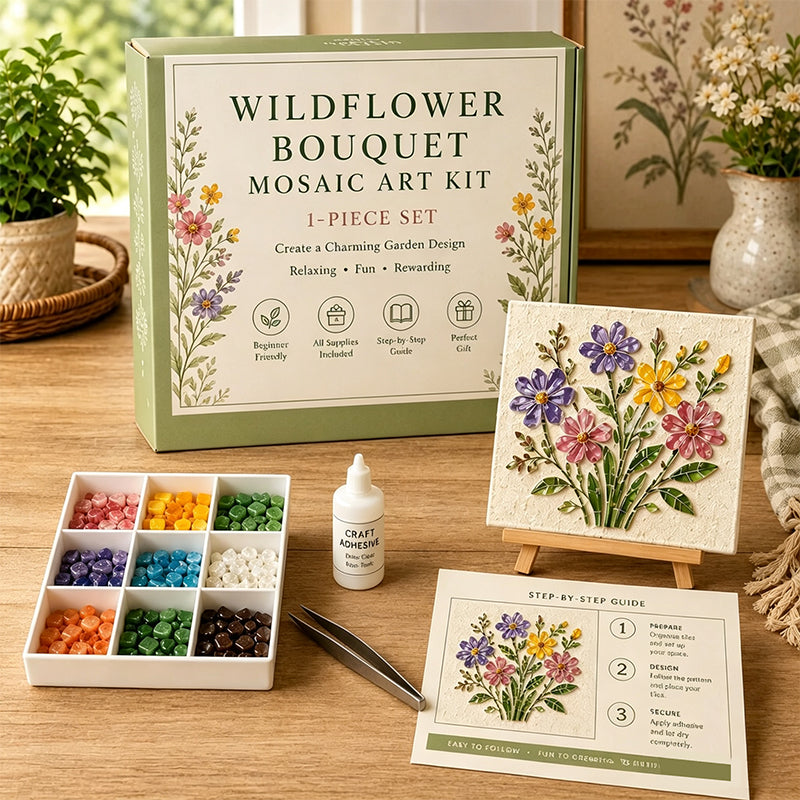Watering Can Mosaic Art Kit