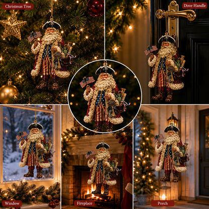 🔥Last day with huge discounts!250th Anniversary Santa Christmas Ornament – A 2026 American Keepsake