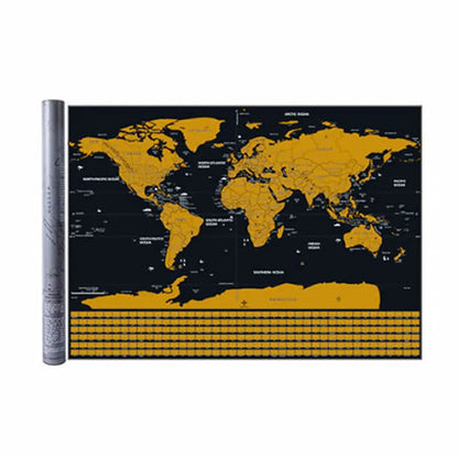 🌎 Scratch-Off World Travel Map – Track Every Journey & Reveal Your Memories