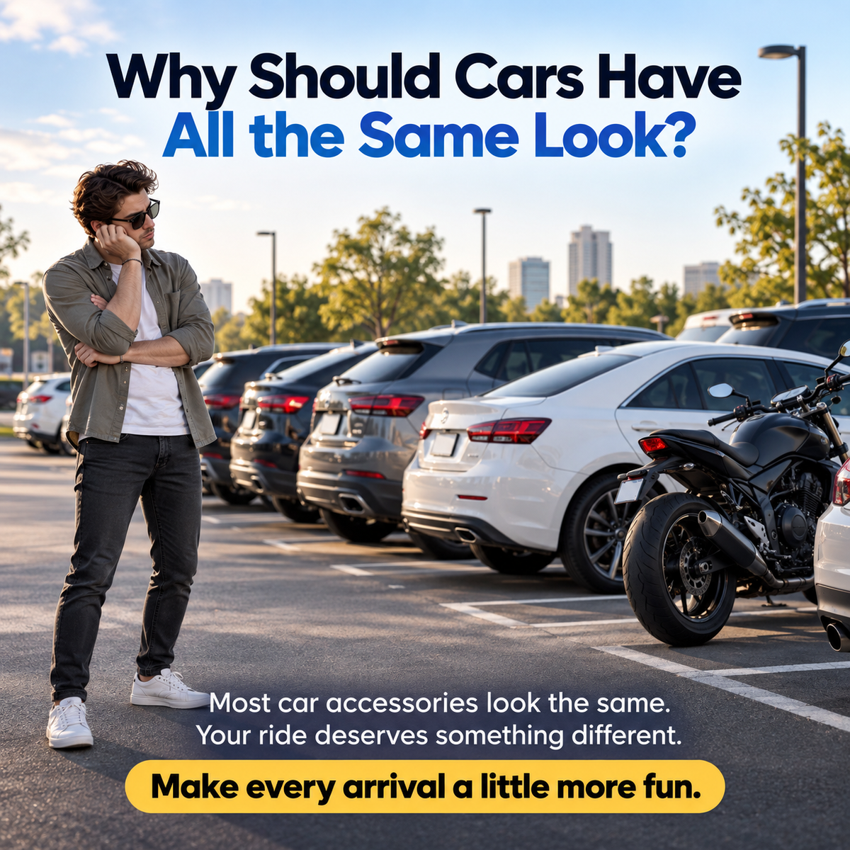 🥳2026 HOT SALE-🐾 Remote Control Moving Car Tail – USB Rechargeable Fluffy Vehicle Decoration