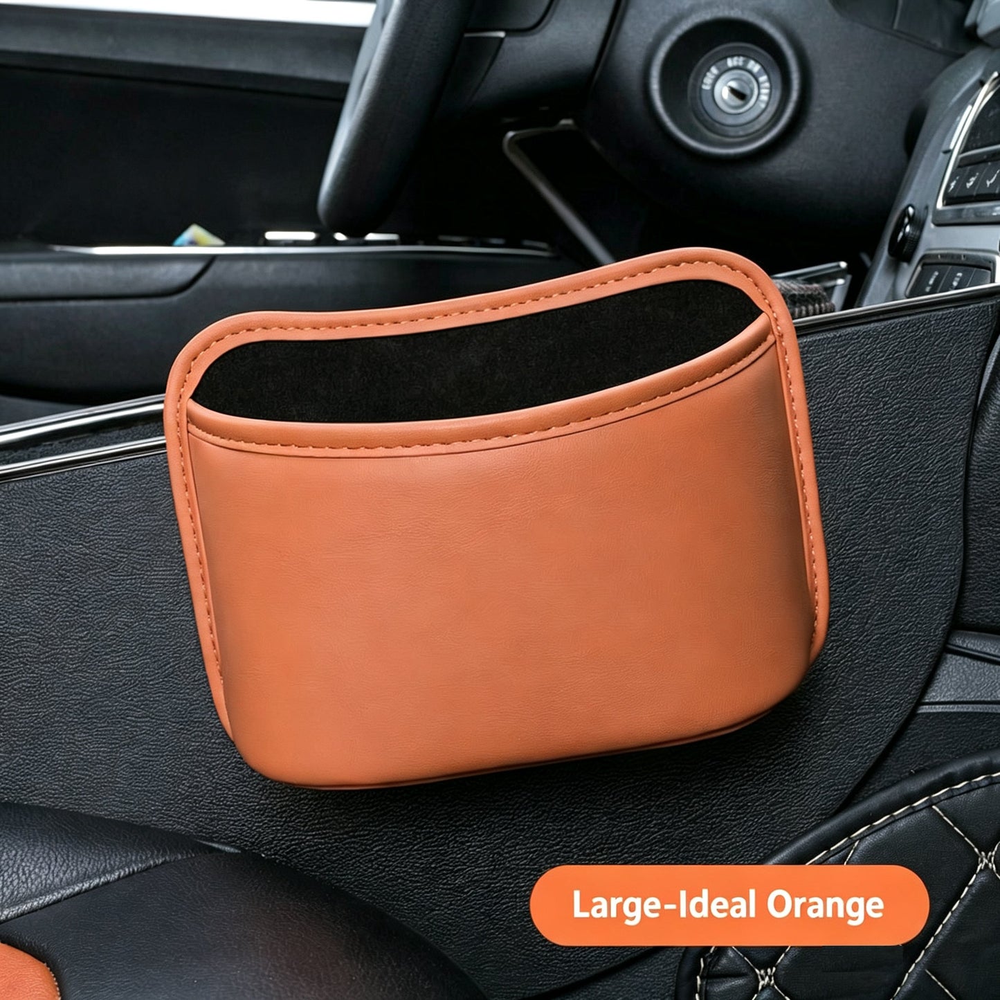 🚗 Clip-On Car Cup Holder & Storage Pocket – No-Drill Multi-Purpose Car Organizer