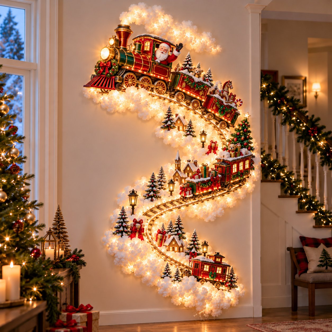 ✨ Christmas Magic Trail Wall Light - A Little Christmas Magic, Right on Your Wall