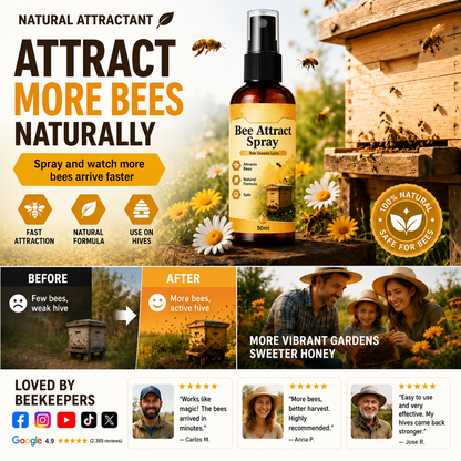 🐝Summer Limited-Time 50% OFF🐝Natural Outdoor Bee Attractant Spray