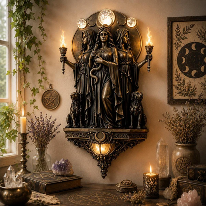 🕊️St. Michael Guardian Angel Wall Light✨