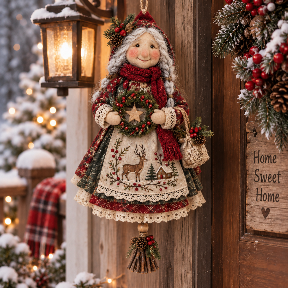 🎄 Christmas Hot Sale-❤️Handmade Good Luck Granny 🍀Chase Away Worries, Bring Home Warmth