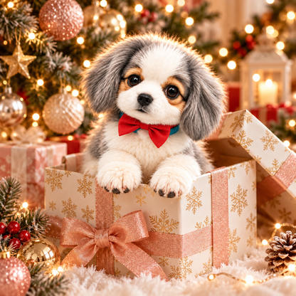 🎄 50% OFF🐶 My Realistic Robot Puppy – Saint Bernard-Inspired Plush Companion