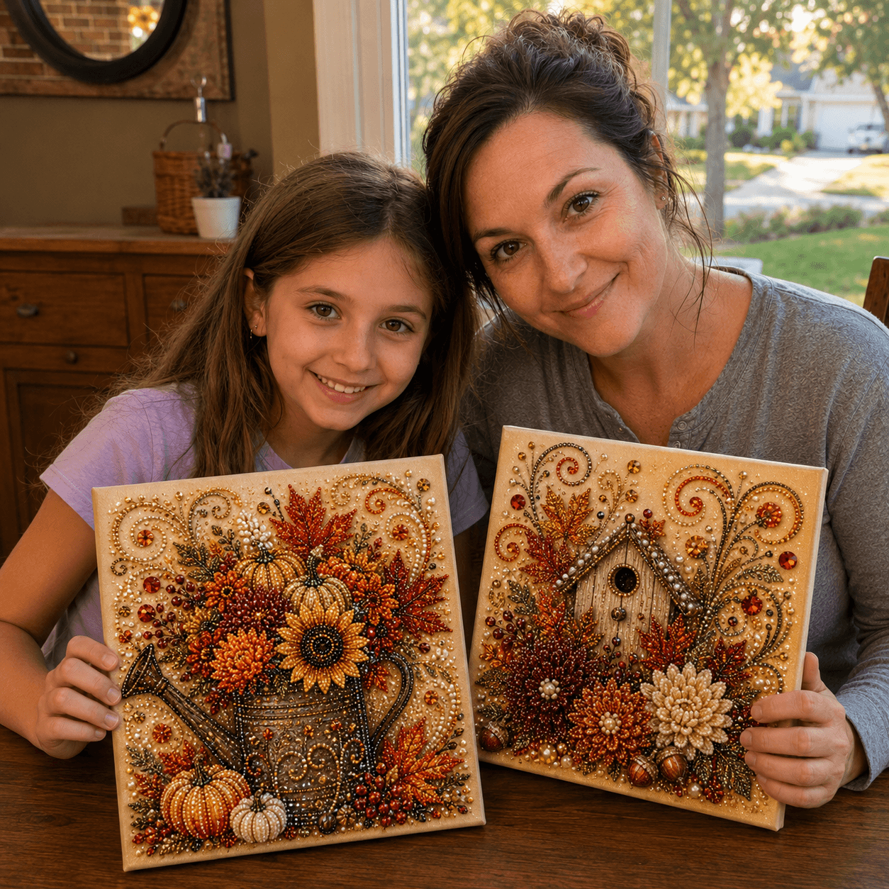 🔥 Last Day 49% OFF 🍂💎 Autumn Pearl Painting Kit – Relaxing DIY Craft to Create Sparkling Fall Artwork 🖌️