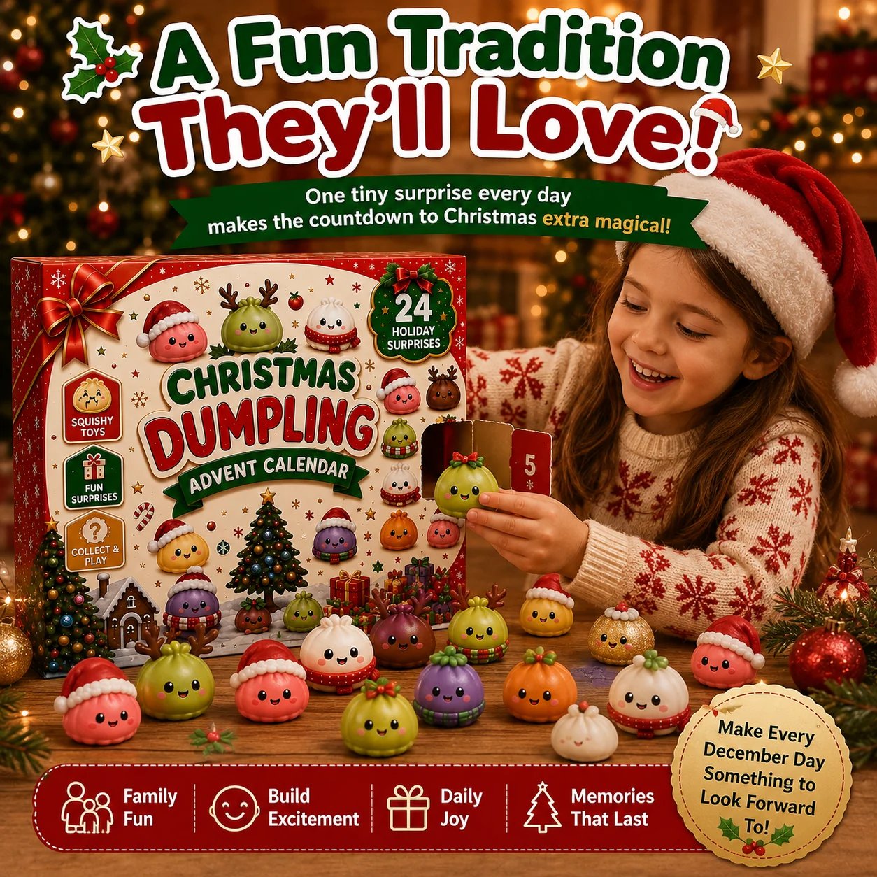 🎅 CHRISTMAS SPECIAL | 24 Days of Mini Squishies – Cute c