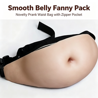 😂 Dad Bod Belly Fanny Pack – Hilarious Realistic Waist Bag with Hidden Storage