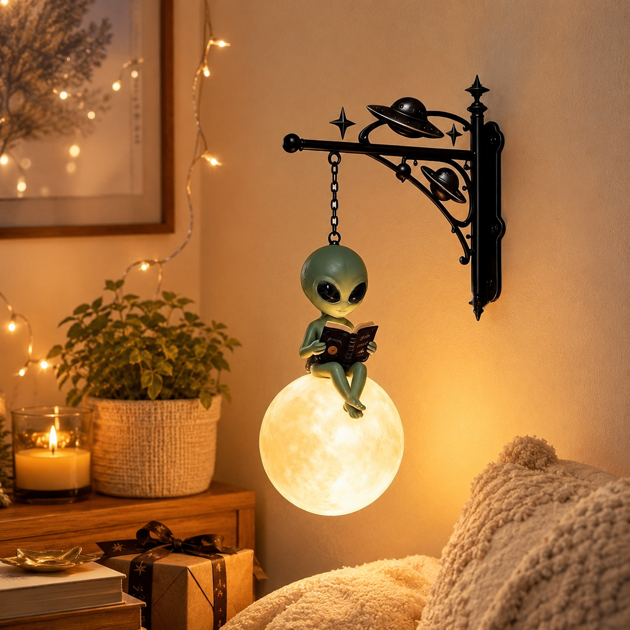 Alien Moon Reading Lamp