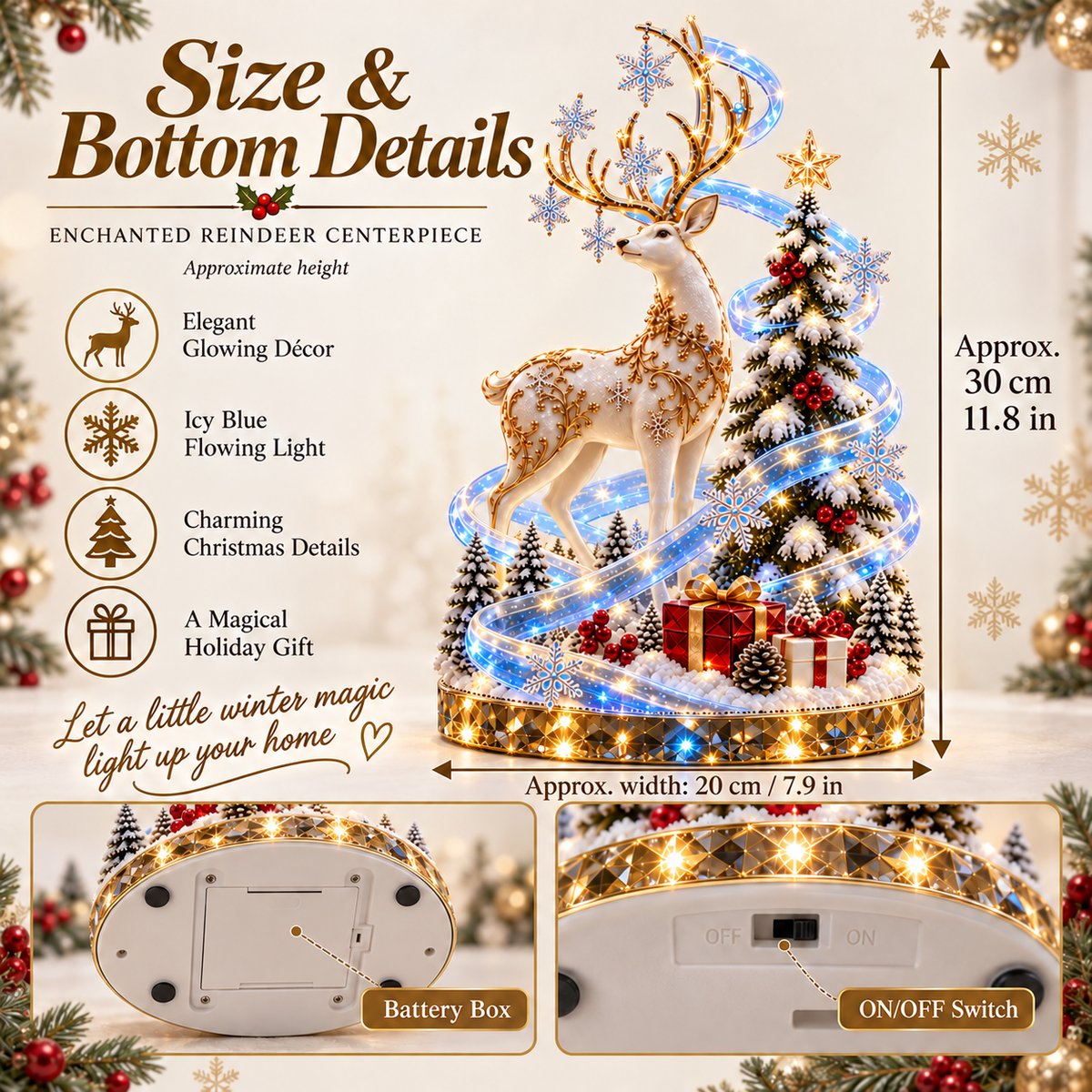 Frostflow Reindeer size battery box and switch