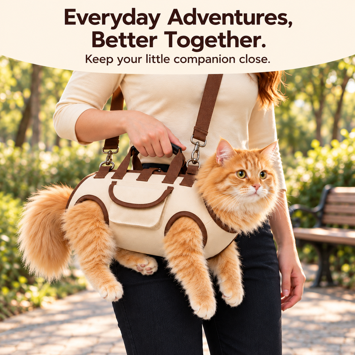Little Paws, Big Adventures — Carrier Harness for Cats & Small Dogs